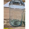 Image 3 : Bule sealer jar, blue glass cup and cookie jar