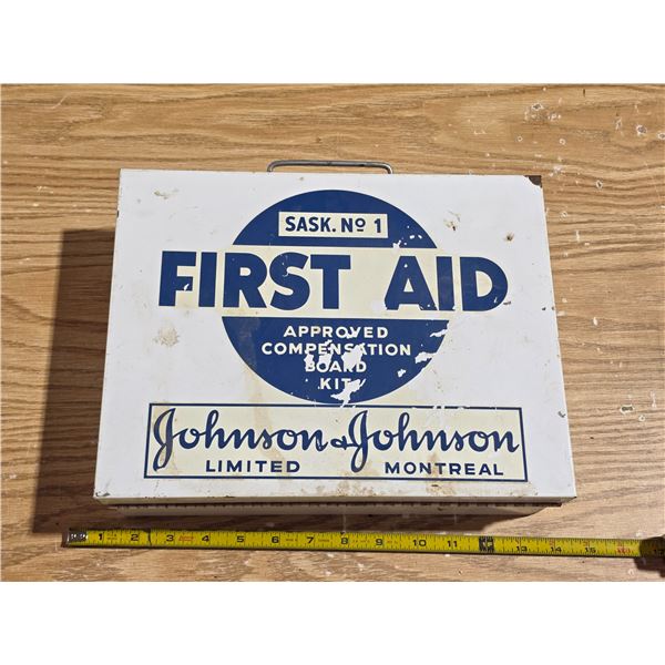 Vintage first aid kit- with contents