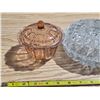 Image 3 : 3 glass candy dishes