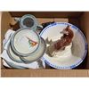 Image 1 : Lot of vintage dishes and animal figures