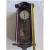 Image 2 : Wood Quartz Western Chime Wall Clock 27"x9"