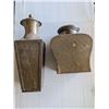 Image 1 : (2) Brass Plated Decor Vases