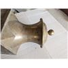 Image 5 : (2) Brass Plated Decor Vases