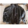 Image 1 : Rivage Large Leather Black Jacket
