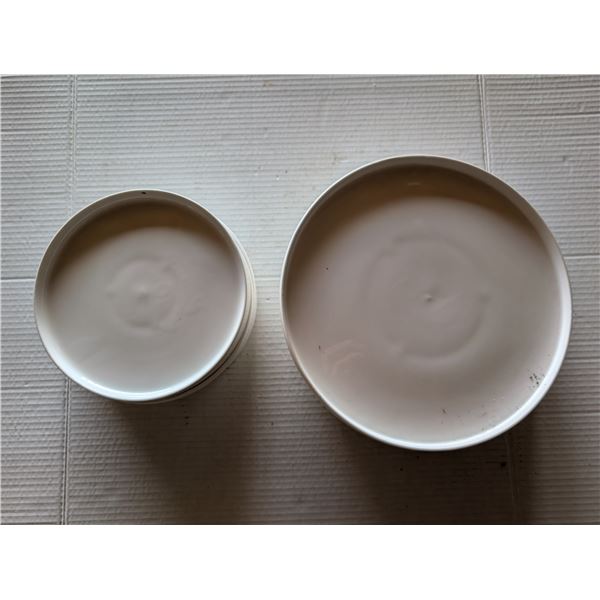 (12) Home Inspirational Porcelain Plates 8" and 11"