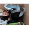 Image 5 : Box of Misc. Items (Decor, "Interesting" Drink Bottle, and etc.)