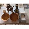 Image 1 : Lot of Wood Decor and Etc. Decor as Shown