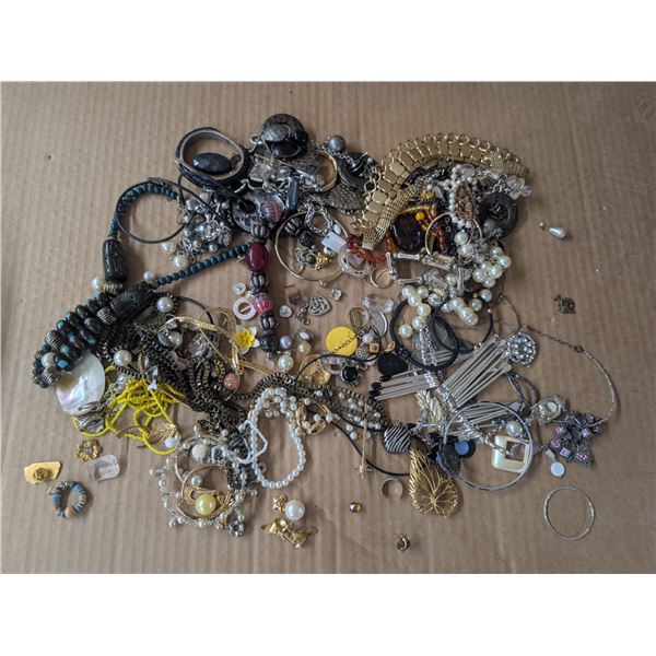 Box Full of Misc. jewelry as Shown