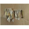 Image 1 : Lot of Vintage Brass Pen Holders (1) Open (7) Sealed