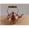 Image 1 : Vintage Solid Copper Genin Trudeau Tea Pot