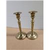 Image 1 : (2) Solid Brass Candle Holders