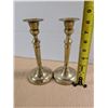 Image 2 : (2) Solid Brass Candle Holders