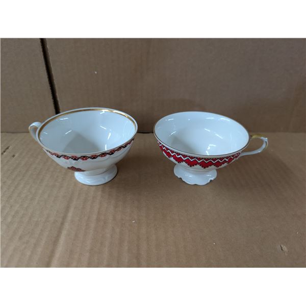 (2) Ukrainian Teacups – Made in Germany