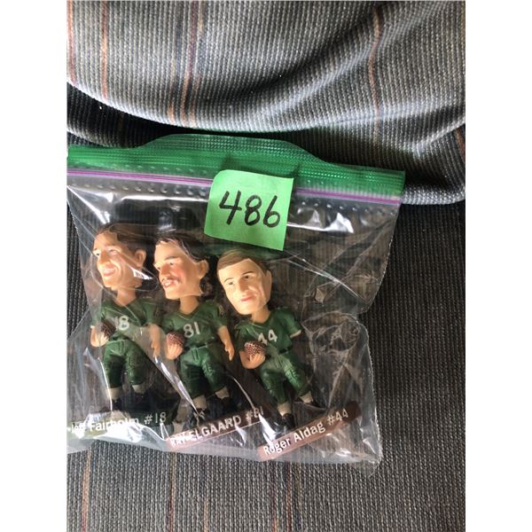 (3) Rider Bobbleheads
