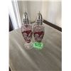 Image 1 : Crystal Red Bird Salt & Pepper Shakers