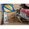 Image 6 : Box of Misc. Tool related items (Semens Electrical Box, Light Panels, and etc.)