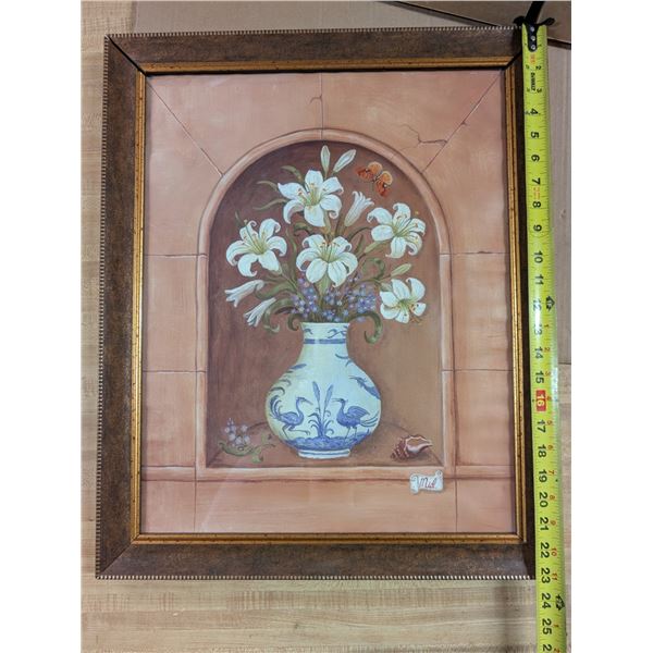 2000 Delta Graphics Made in Canada Framed Painting