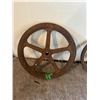 Image 2 : (2) Steel Wheels, 13” & 10”