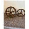 Image 4 : (2) Steel Wheels, 13” & 10”
