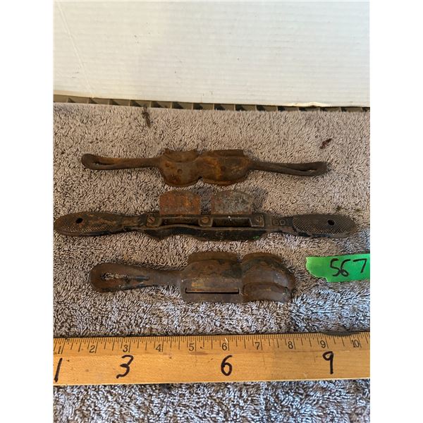 (3) Double Blade Spokeshaves
