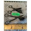 Image 1 : (2)  Candle Wick Snuffing Scissors.  Look Hand Forged.