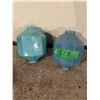Image 1 : (2) Blue Lightning Rod Balls