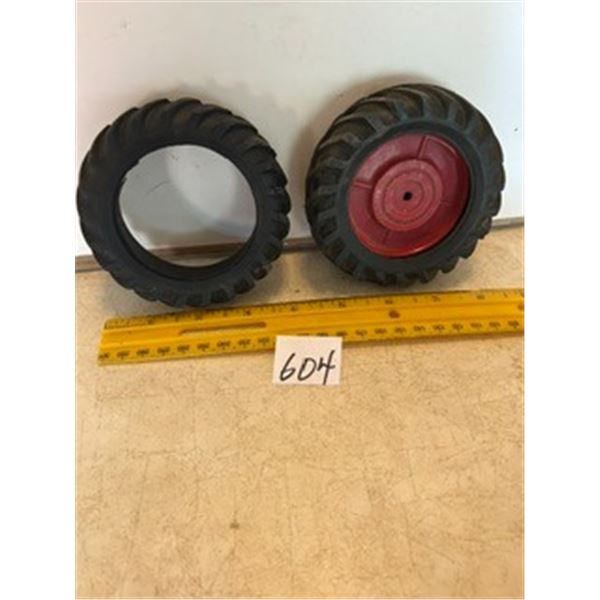 (2) 4”x 1” Tractor Tires