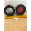 Image 1 : (2) 4”x 1” Tractor Tires
