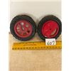 Image 1 : (2) 3 ½” x 9/16” Tractor Tires
