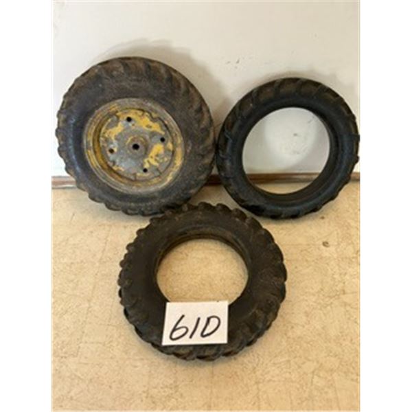(3) Asst. 3 ½”, 3 ?” Tractor Tires