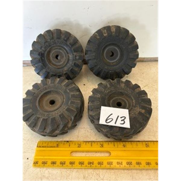 (4) 3”x1” Lincoln Grader Tires