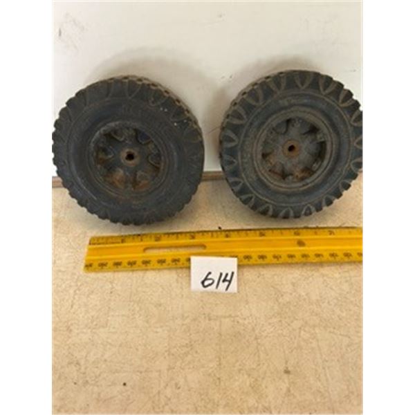 (2) 3 ?” x 1” Reliable Canada Tires