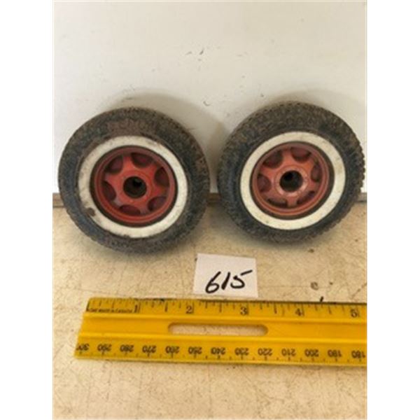 (2) 2 ¾” x ?” Eldon Tires