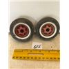Image 1 : (2) 2 ¾” x ?” Eldon Tires