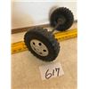 Image 1 : (2) 2 ¼” x ½” Tonka Toys Tires