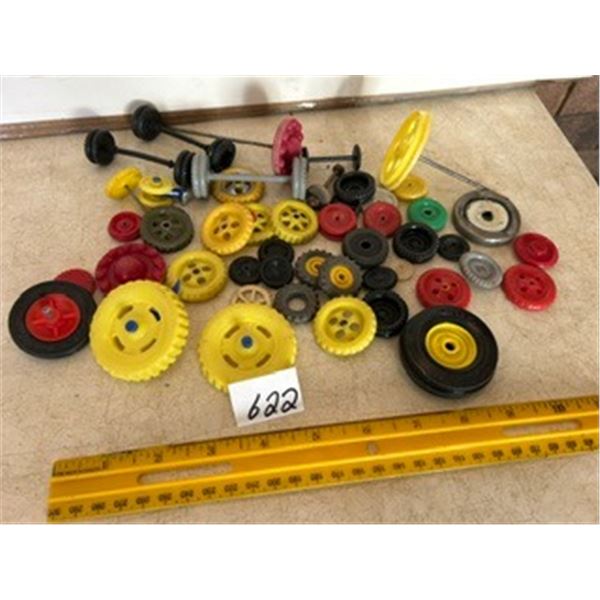 50+ Asst. Plastic Tires