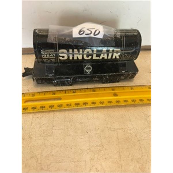 Sinclair Tanker Car Parts