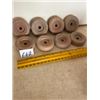 Image 1 : (8) 2 ¼” x ¾” Wood Wheels