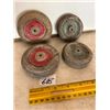 Image 1 : Set of (4) Wood Bigs & Littles