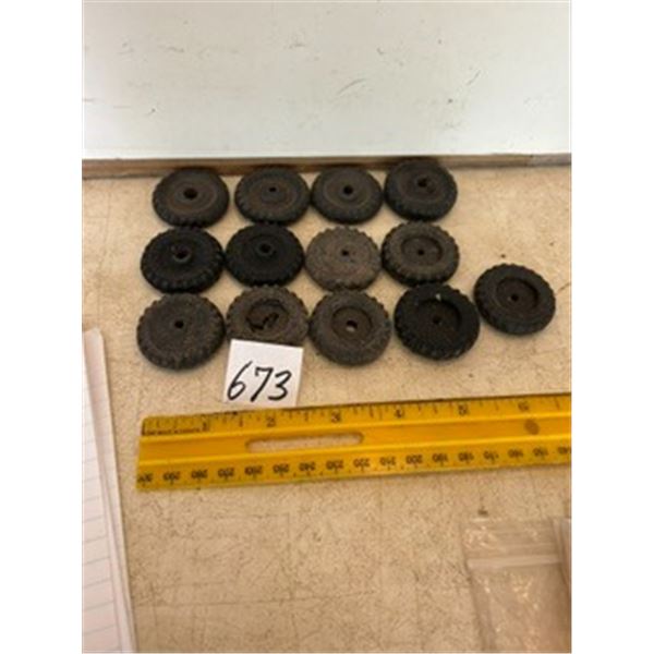 (13) 1 ?” x 5/16” Car Tires