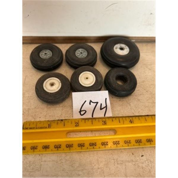 (6) Asst. Balloon Tires