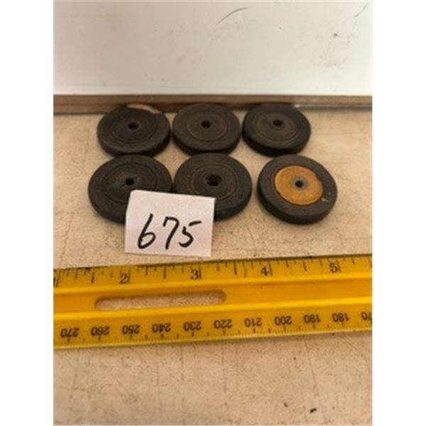 (6) 1 ?” x ¼” Tires