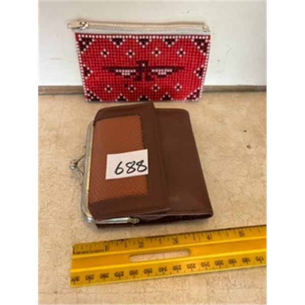 Thunderbird Beaded Change Purse, Wallet