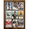 Image 1 : Assorted Rookie Cards - 2 Sheets (18 Hockey Cards)