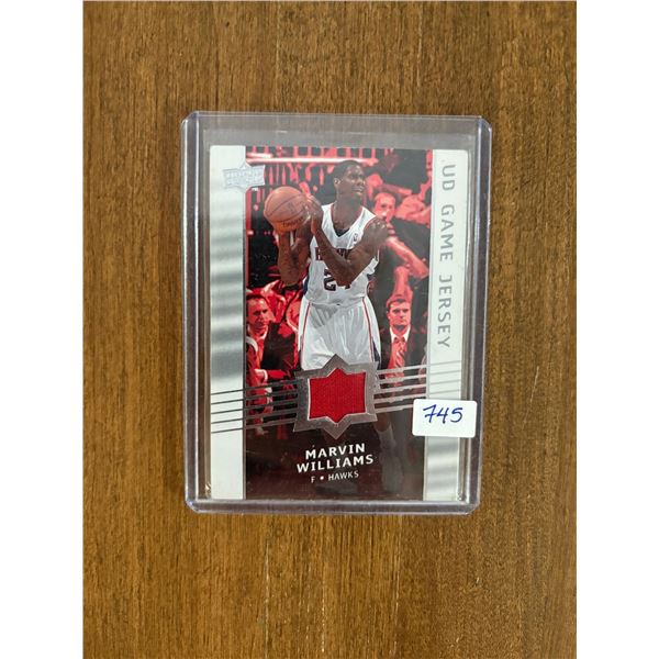 Marvin Williams - Jersey Card