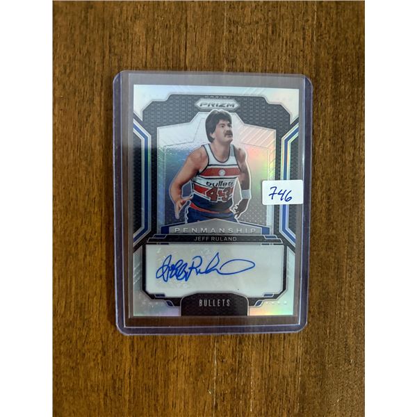 Jeff Ruland - Autographed Basketball Card