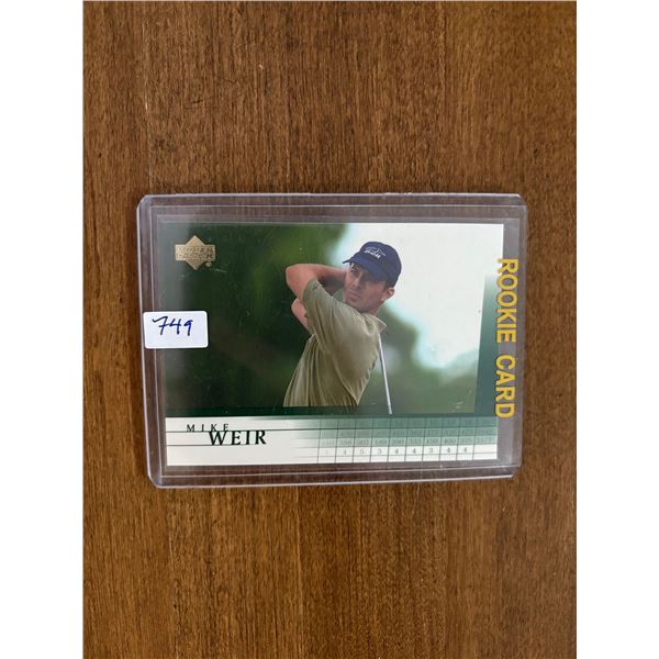 Mike Weir - Rookie Card