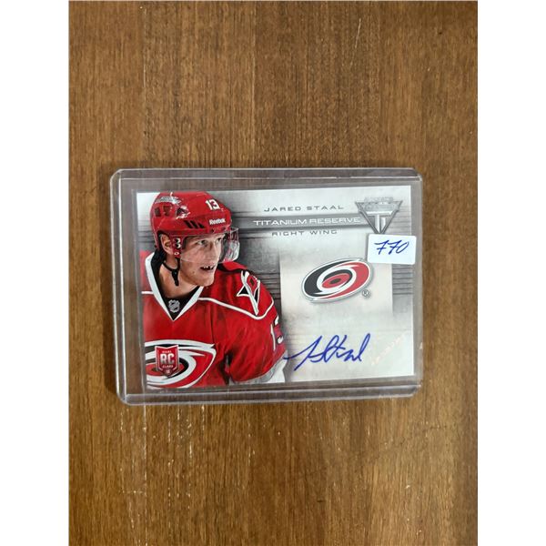 Jared Staal - Autographed Hockey Card