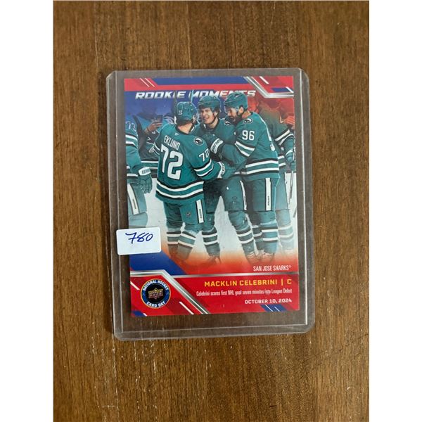 Macklin Celebrini - Rookie Card