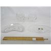 Image 1 : 2 Authentic Crystal Brandy Glasses and 2 Small Dishes
